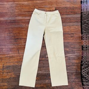St. John Sport Lime green, yellow pants Size 6